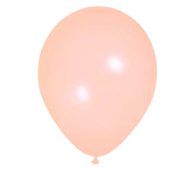 Pastel Macaron PEACH Helium Latex Balloon